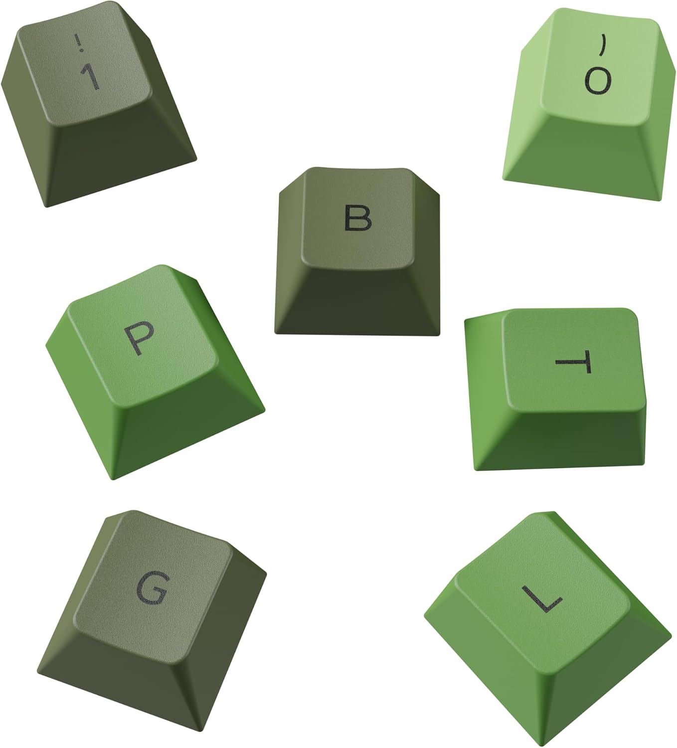 Detalle de Glorious GPBT-Keycaps 115x Cherry-Profil – PBT, robust, lesbarer Schriftzug, ISO/US Layouts