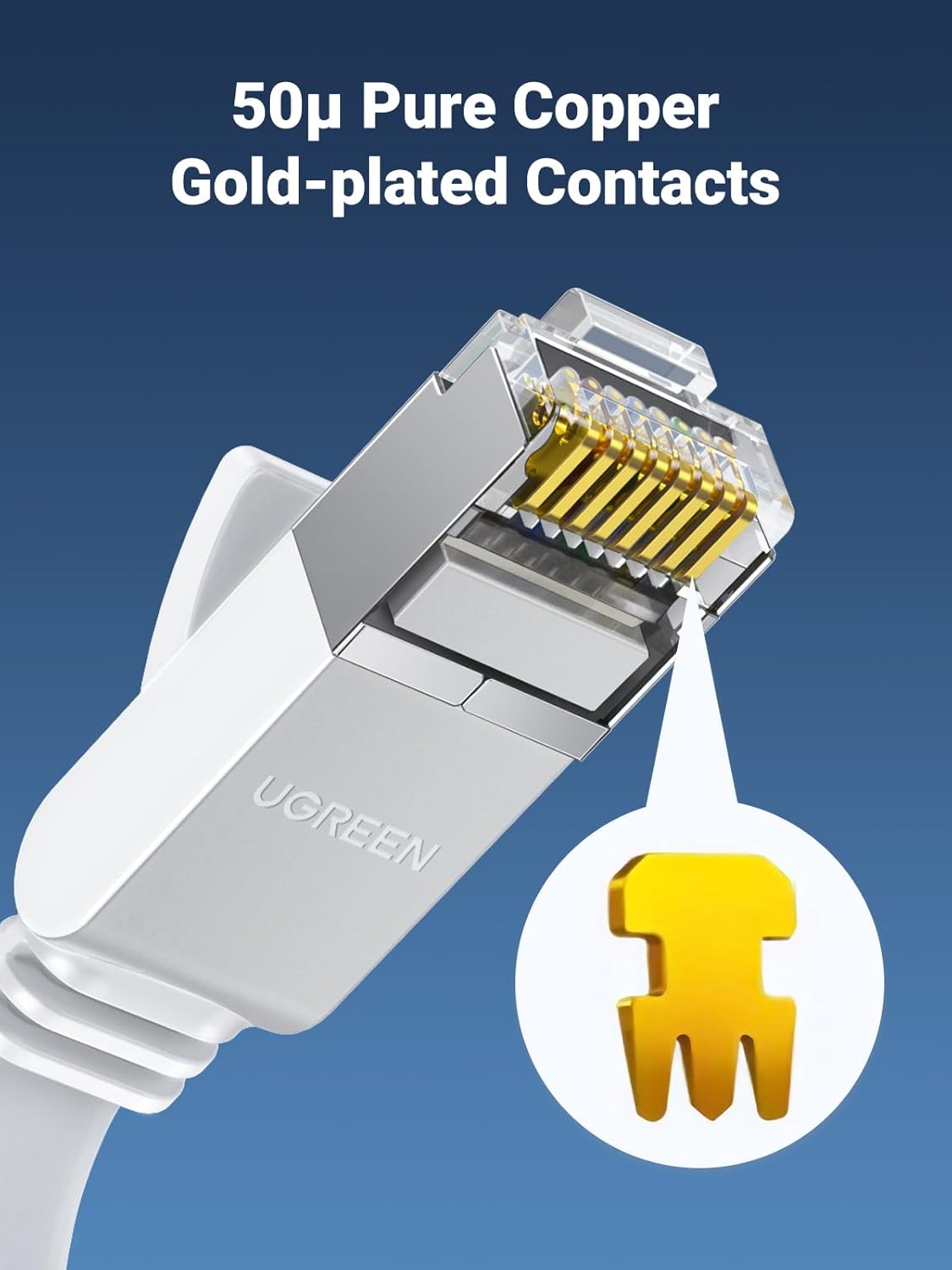 Detalle 1 de UGREEN Ethernet Cable 30m CAT 6 gigabit