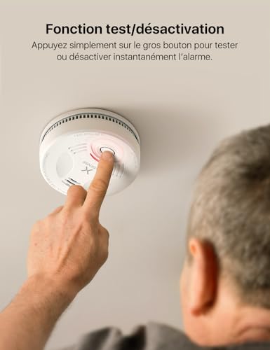 Detalle de X-Sense Détecteur de Fumée SD11, Lot de 2 – Batterie scellée 10 ans, ABS ignifuge