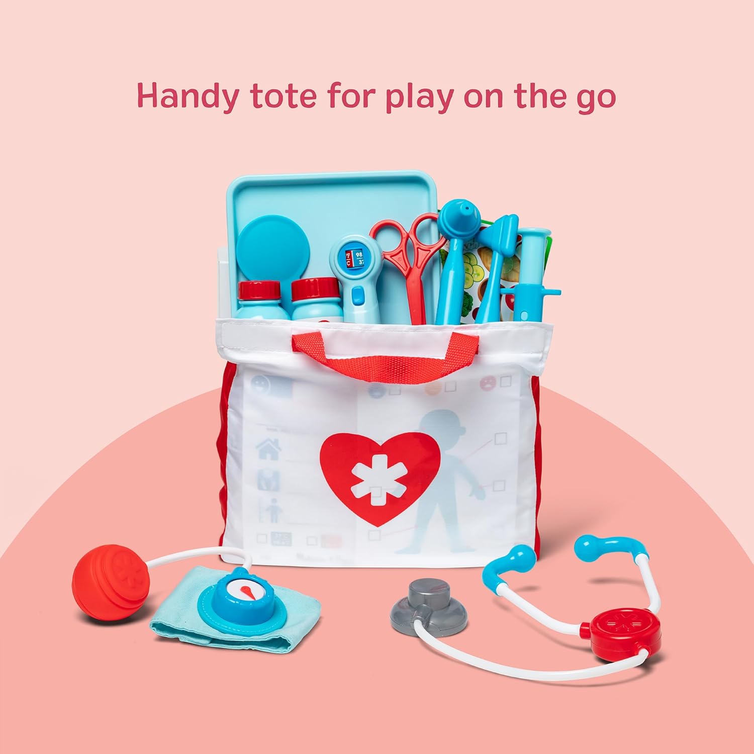 Thumbnail 6 de Melissa & Doug - Mallette Docteur 25 Pièces: Jeu de rôle pour apprentis médecins