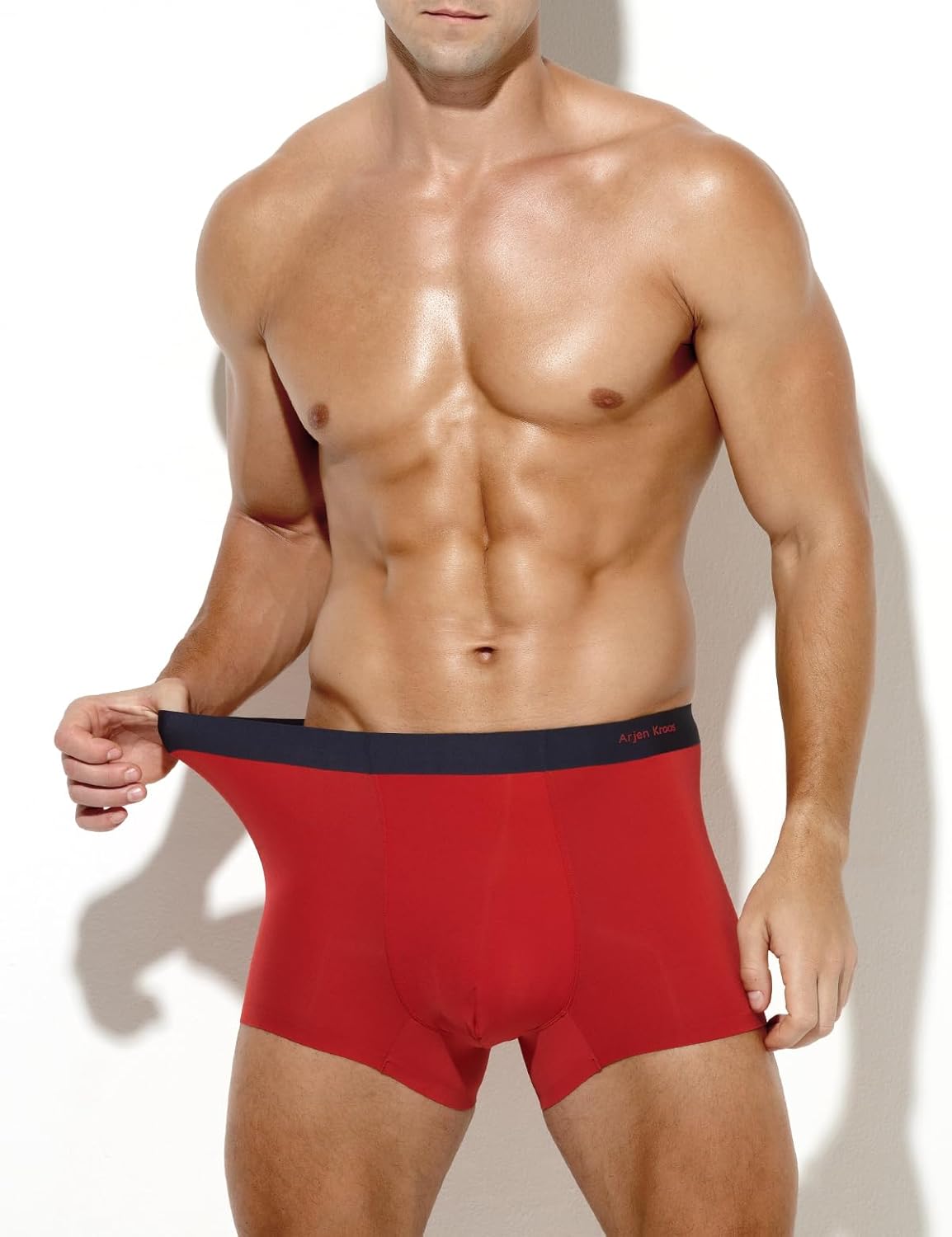 Thumbnail 1 de Casey Kevin Mens Sexy Ice Silk Boxer Briefs – Breathable, Low-Rise Comfort