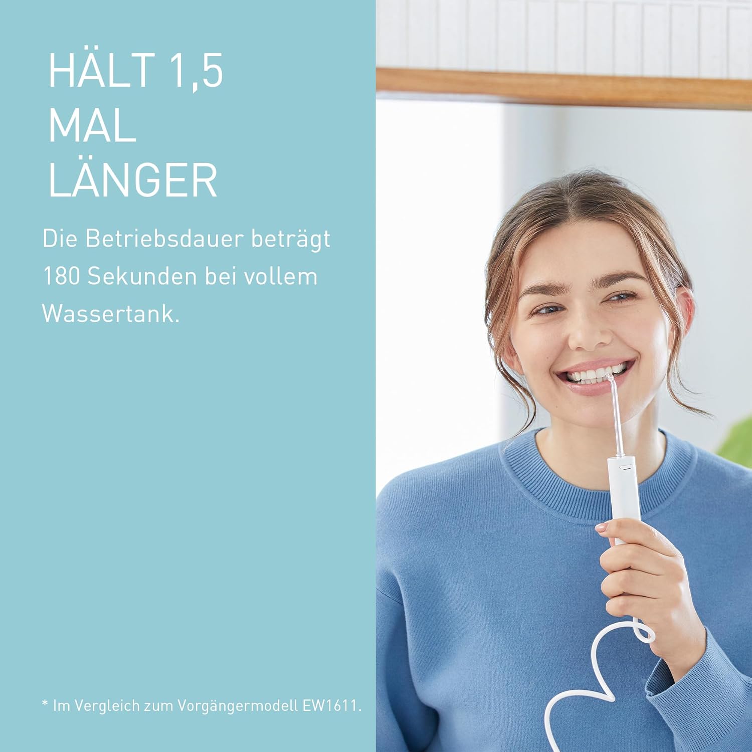 Thumbnail 5 de Panasonic EW1614AW503-PACK Familien-Munddusche: Ultraschall-Munddusche für die ganze Familie