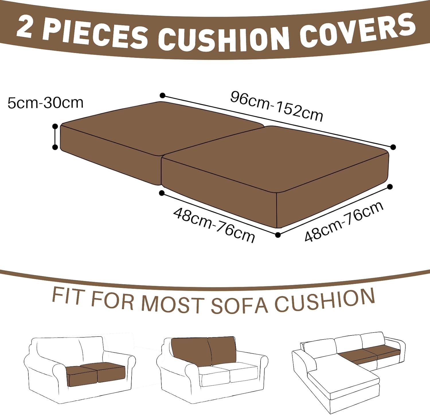 Thumbnail 2 de Housse de coussin pour canapé extensible Ystyle (1 place*2) – antidérapante, lavable, vert clair