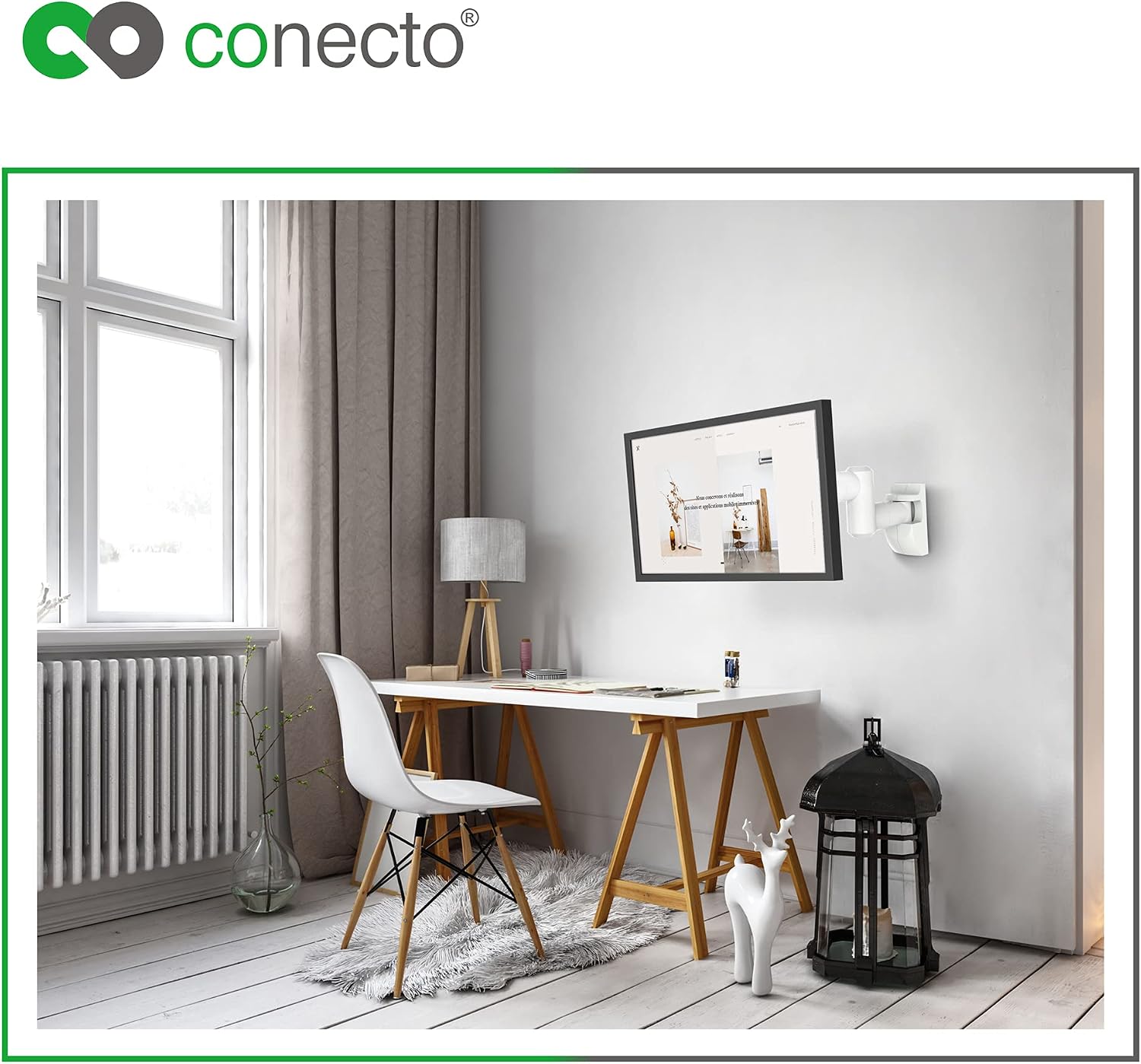 Detalle 2 de conecto SA-CC50252-V2 – uchwyt ścienny do TV i monitora, obrotowy i uchylny