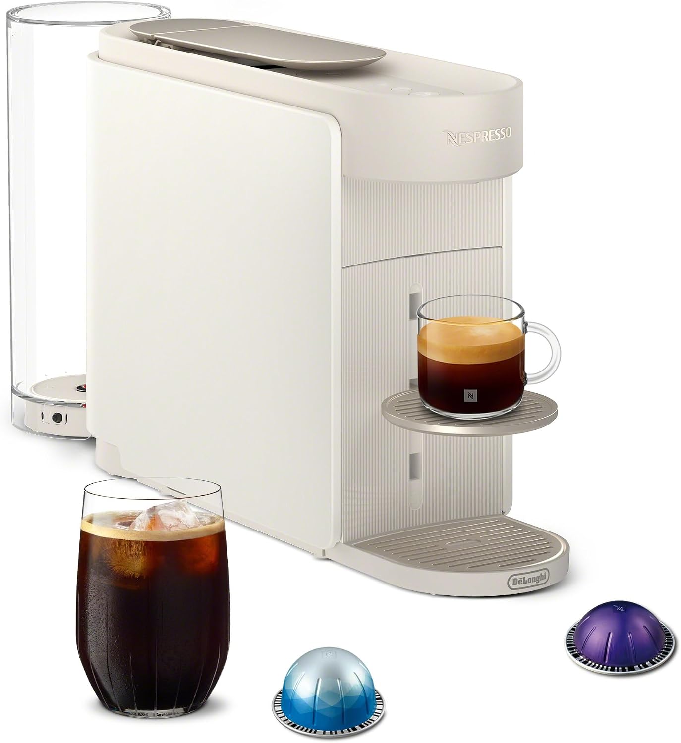 Detalle de Nespresso Coffee and Espresso Maker, 47 oz. Tank