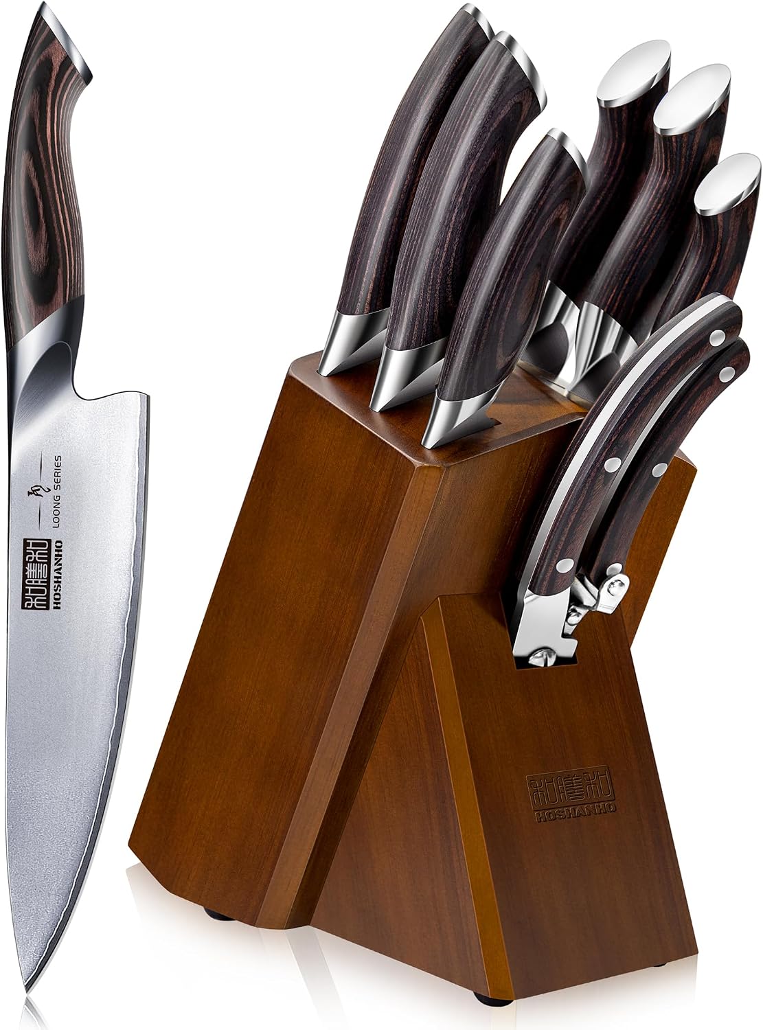 Detalle de HOSHANHO Kitchen Knife Set, 8-Piece
