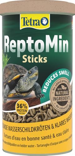 Detalle de Tetra ReptoMin Sticks: Cibo base bilanciato per tartarughe acquatiche adulte, lattina da 1 L