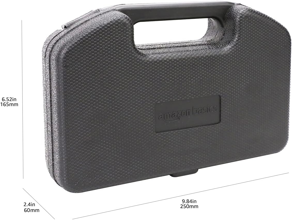 Thumbnail 6 de Amazon Basics 9-teiliges Bimetall-Hochgeschwindigkeits-Lochsägen-Set mit Tragekoffer, 25/32" bis 2-11/16", Schwarz