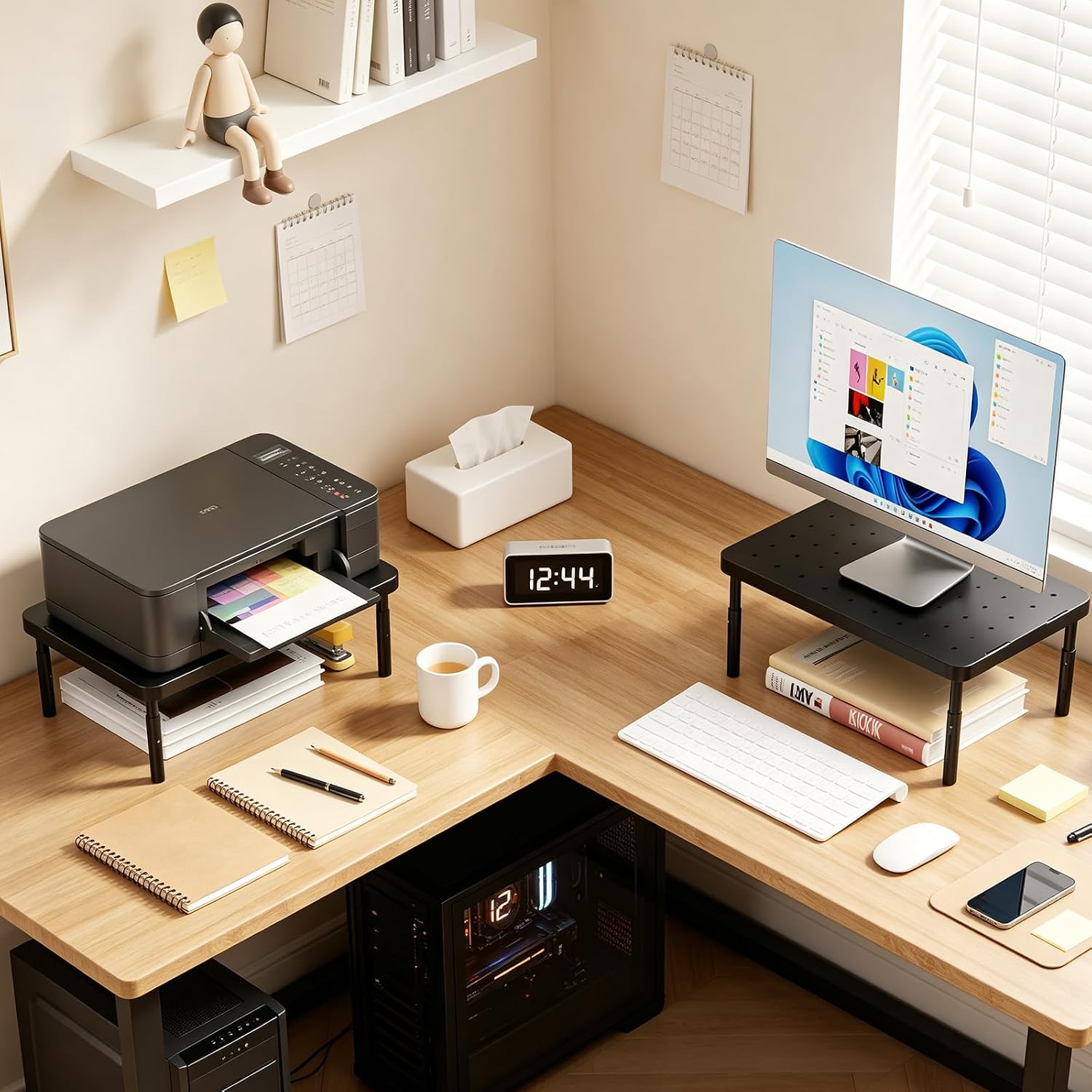 Thumbnail 4 de WALI PTT001-B Monitor Stand with Ventilation