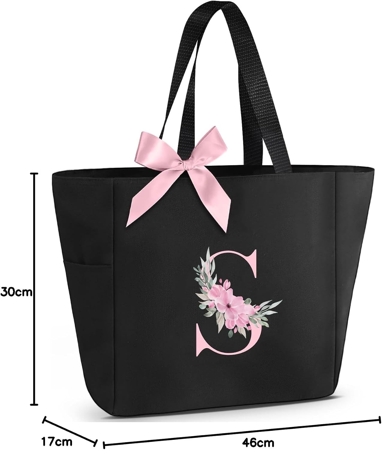 Thumbnail 6 de Personalised tote bag A-Z initial, 46 x 17 x 30 cm