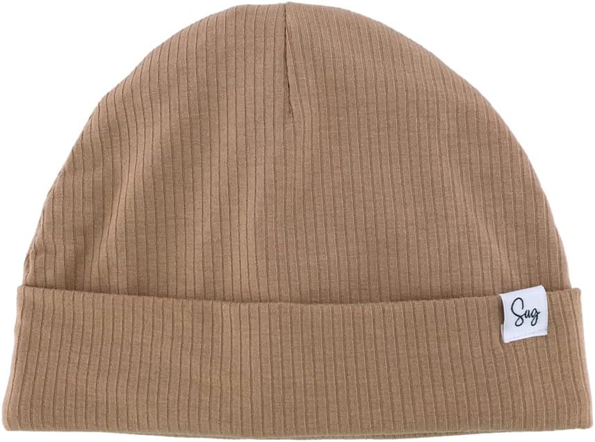 Detalle de Sugarmelon Lightweight Jersey Beanie Hat for Newborns to Toddlers