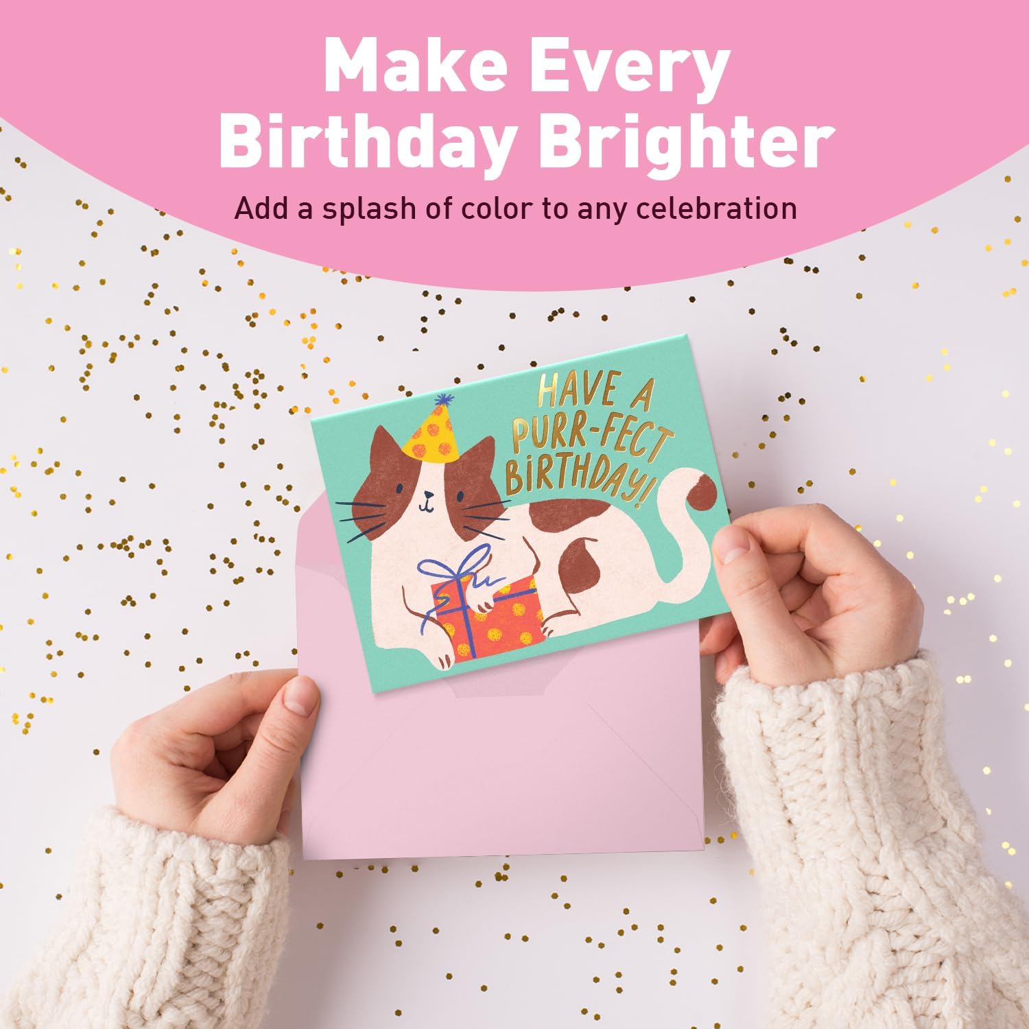 Thumbnail 5 de S&O Happy Birthday Card Set 50‑pack 4x5.5