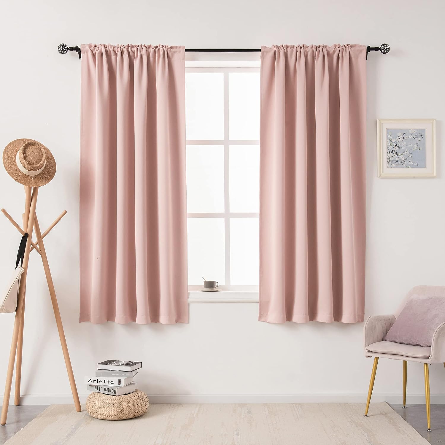 Detalle de DUALIFE Blackout Curtains 54 x 45 Inches