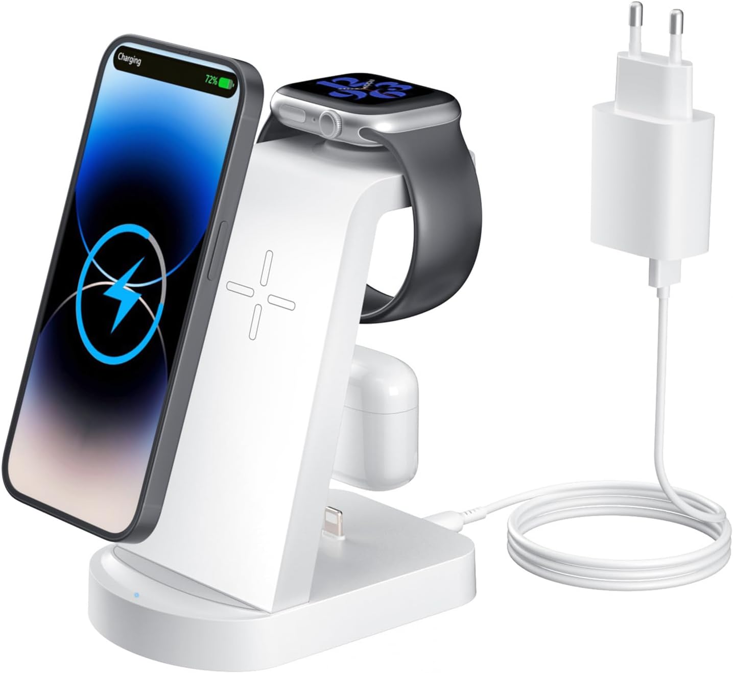 Detalle de INNISTO Caricatore Wireless 3 In 1