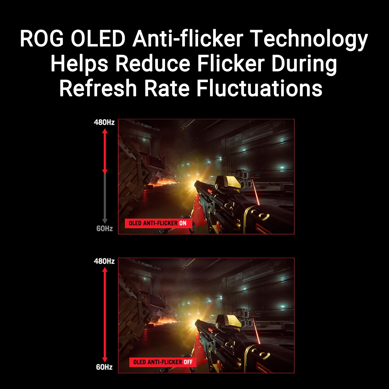 Thumbnail 4 de ASUS ROG Swift OLED 27" 1440P Monitor