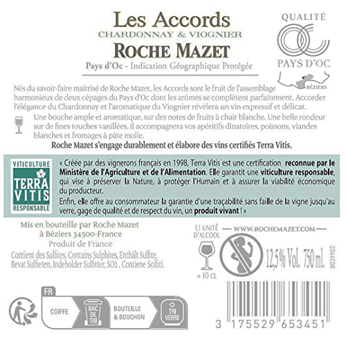 Thumbnail 3 de Roche Mazet Les Accords Chardonnay Viognier 🍇 6x75cl