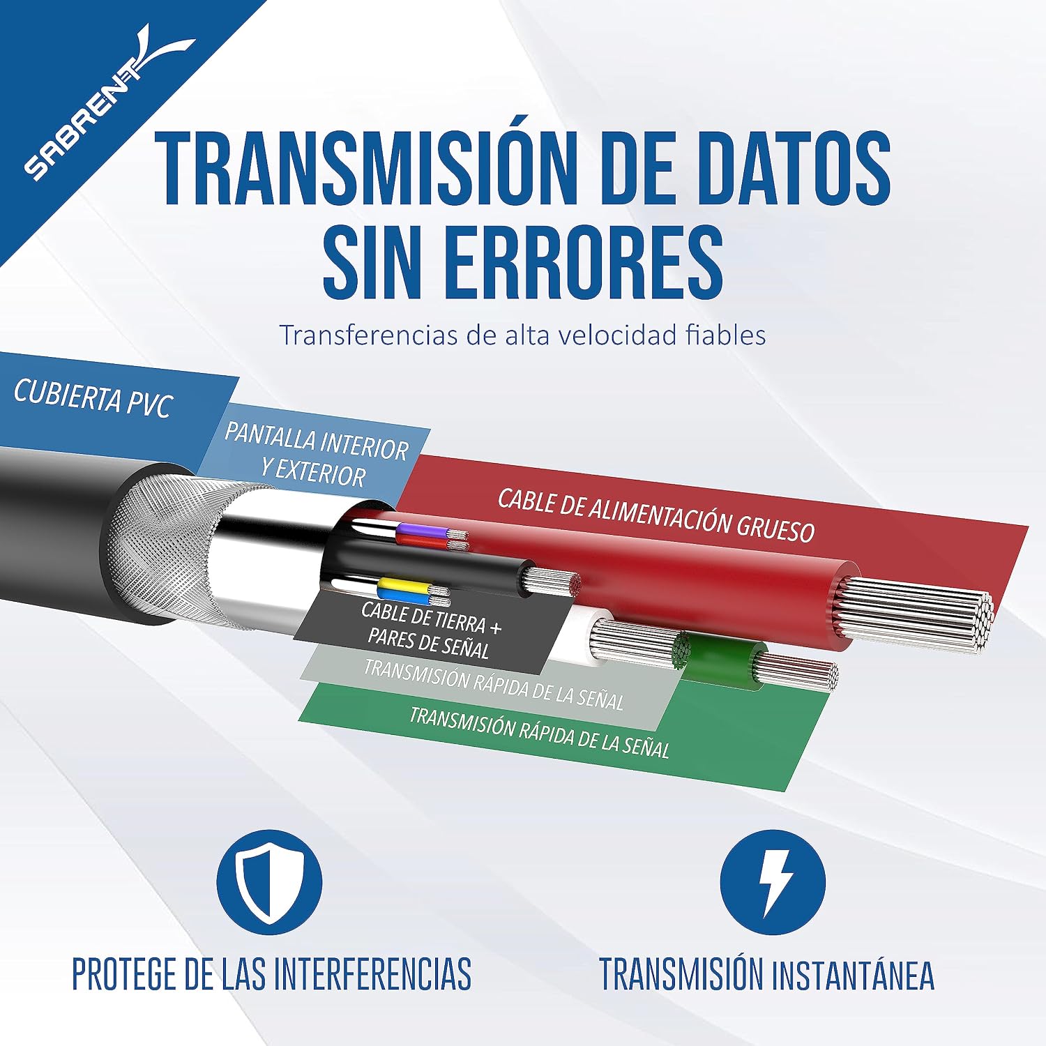Thumbnail 4 de SABRENT CB-3060 cable USB 3.0 1,80 m
