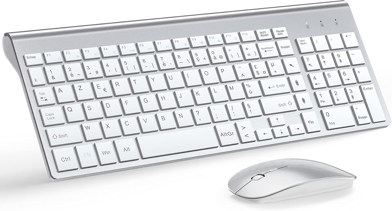 Thumbnail 6 de TopMate Ensemble: Clavier et Souris sans Fil Ultra-Mince — kit 2.4G, silencieux et compact