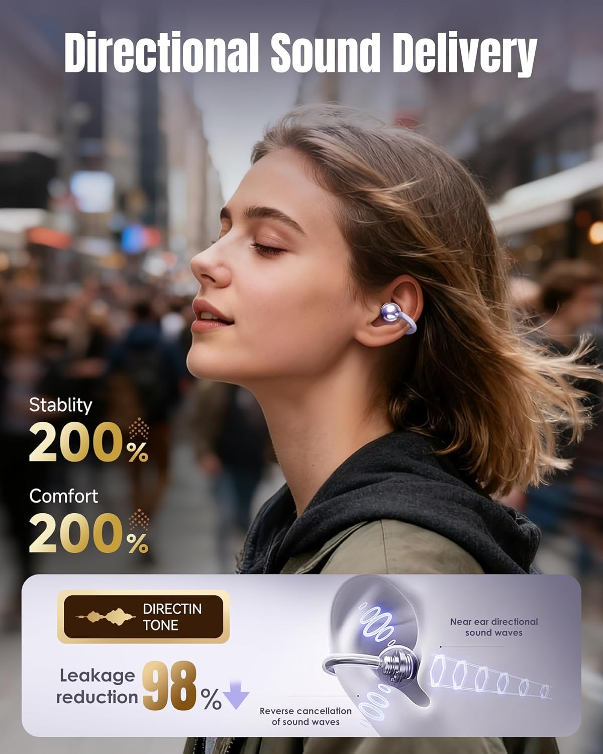 Thumbnail 5 de King Lucky Open-Ear Bluetooth 6.0, 50 h