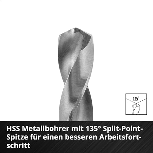Detalle 2 de Einhell M-CASE 16-tlg. Bohrer-Set – Vielseitige Bohrer für Metall, Holz, Stein