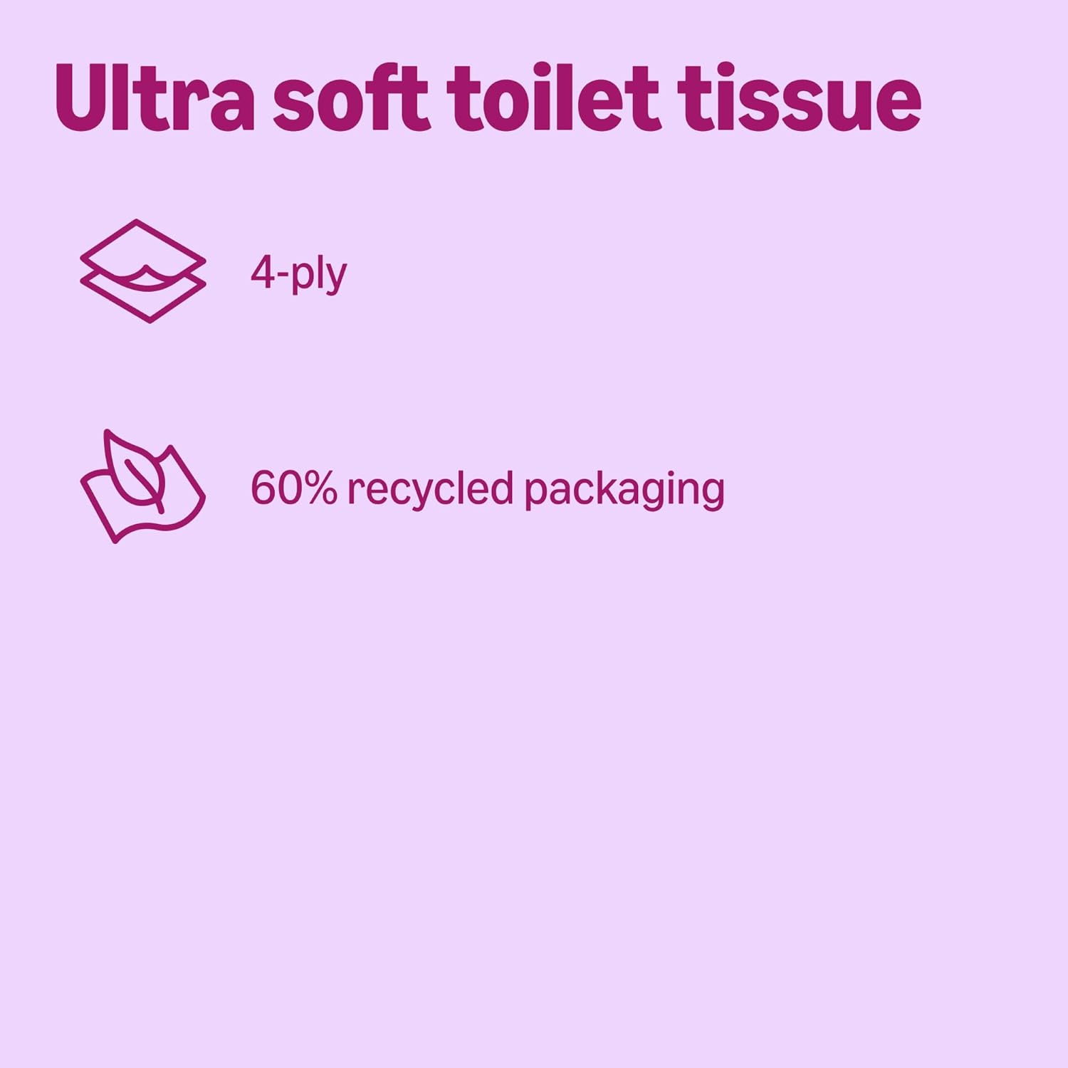 Detalle de by Amazon Ultra Soft Toilet Tissue, 4-ply, 12 Rolls (1 Pack of 12) – FSC Certified, Made in the UK
