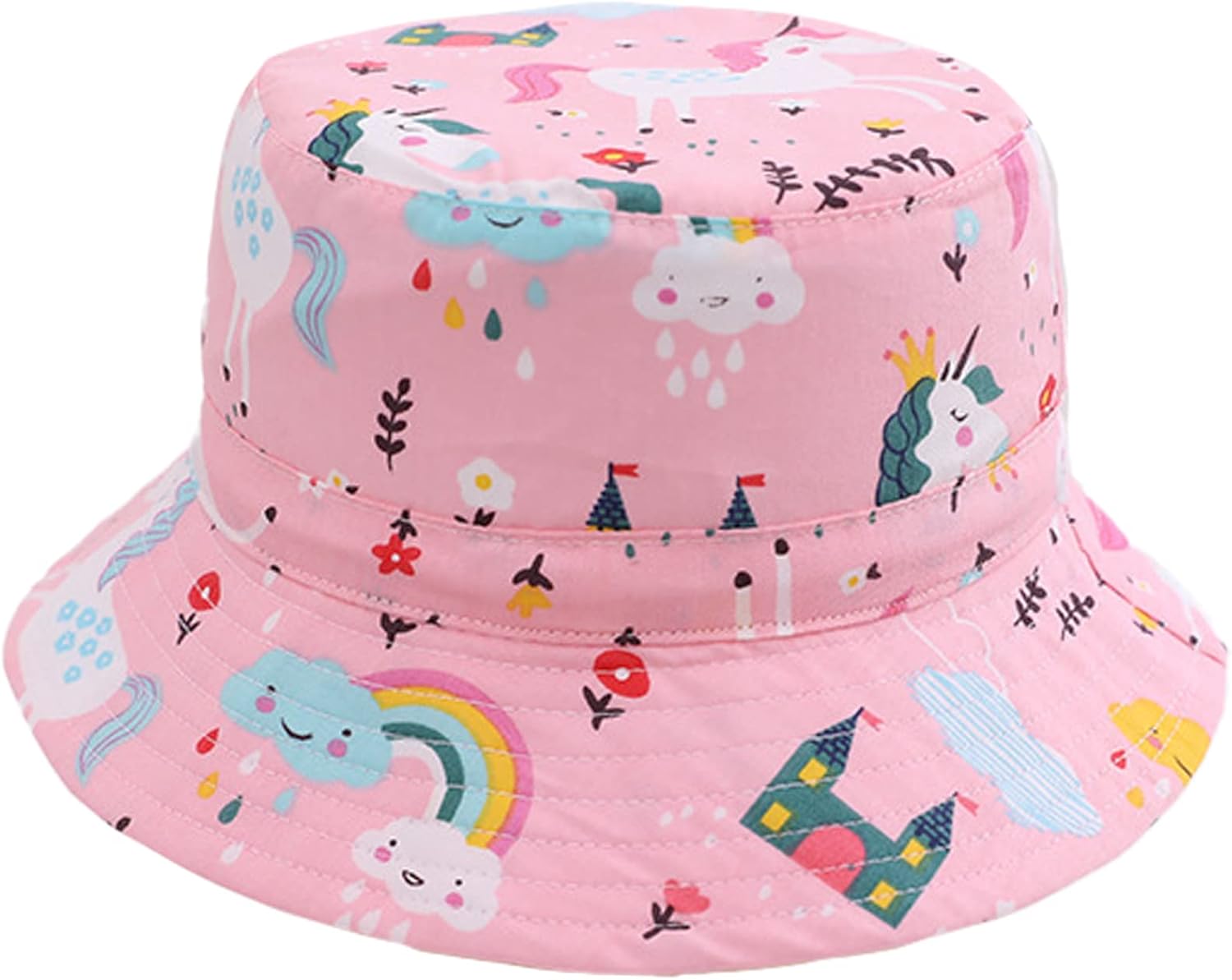 Detalle de Malaxlx Baby/Toddler/Kids Bucket Sun Hat with Cute Print – UPF50+ Summer Protection