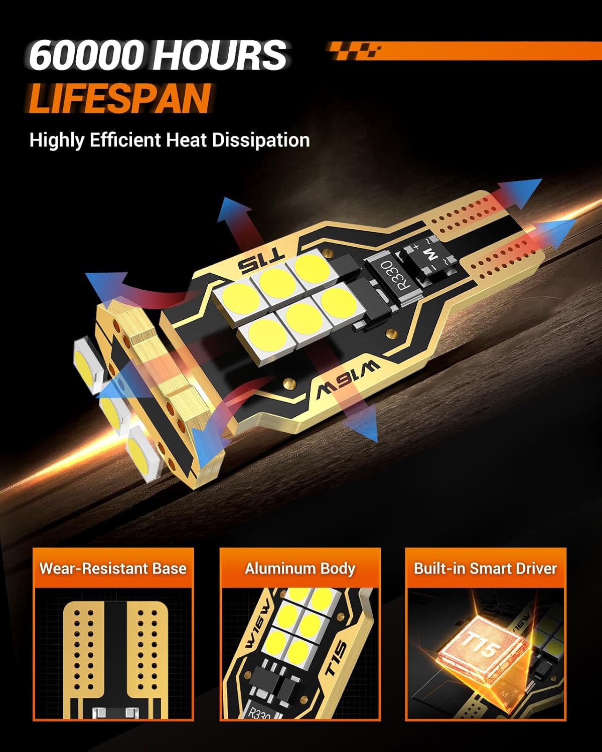 Thumbnail 3 de SEALIGHT 921 LED Reverse Light Bulb 6000K