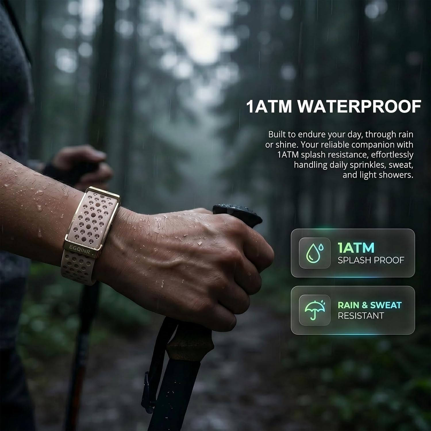 Thumbnail 6 de EGQINR Smart Bracelet for Women: Ultra-Thin Fitness Tracker with 20–30 Day Battery
