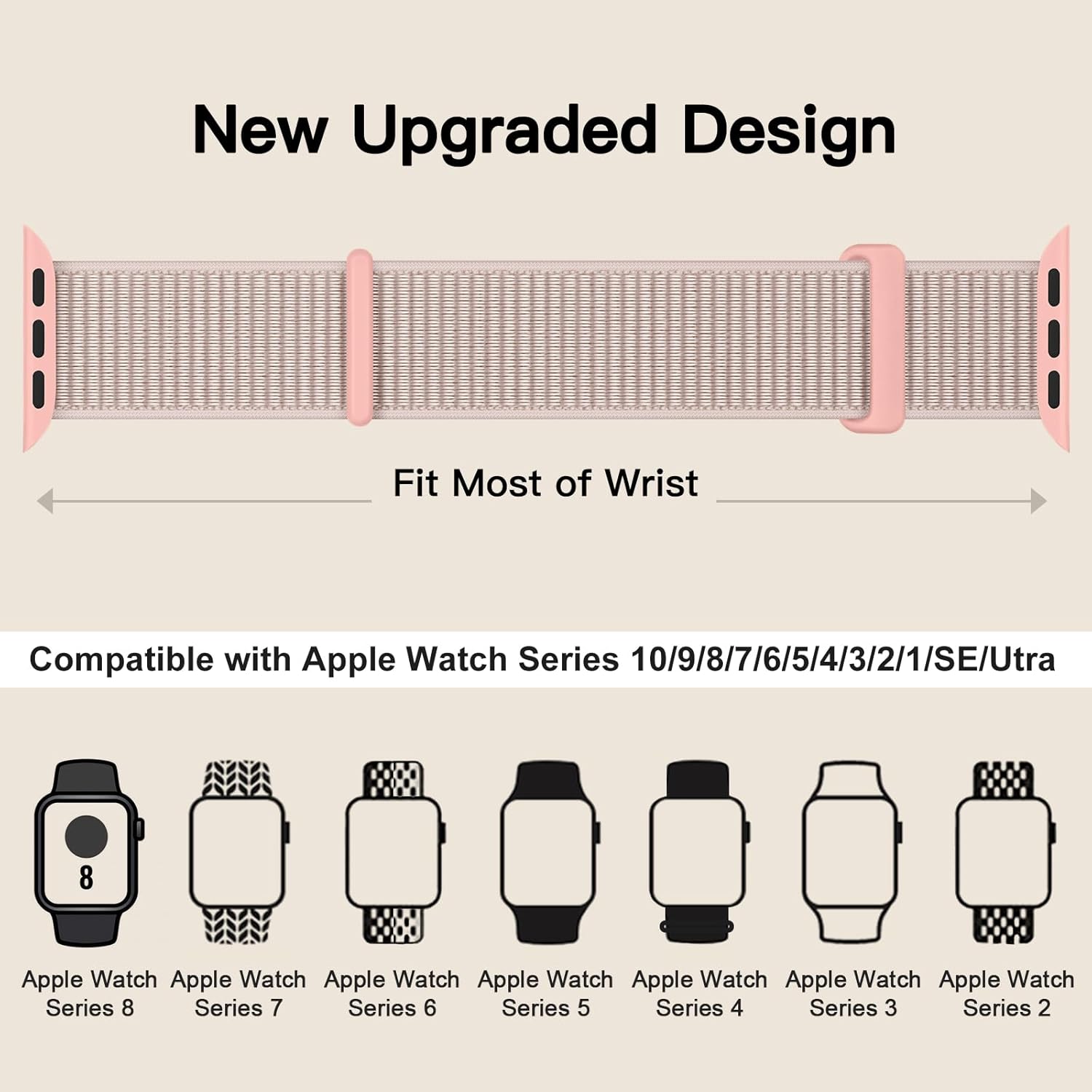 Thumbnail 4 de Yoohoo Nylon Strap for Apple Watch 44mm