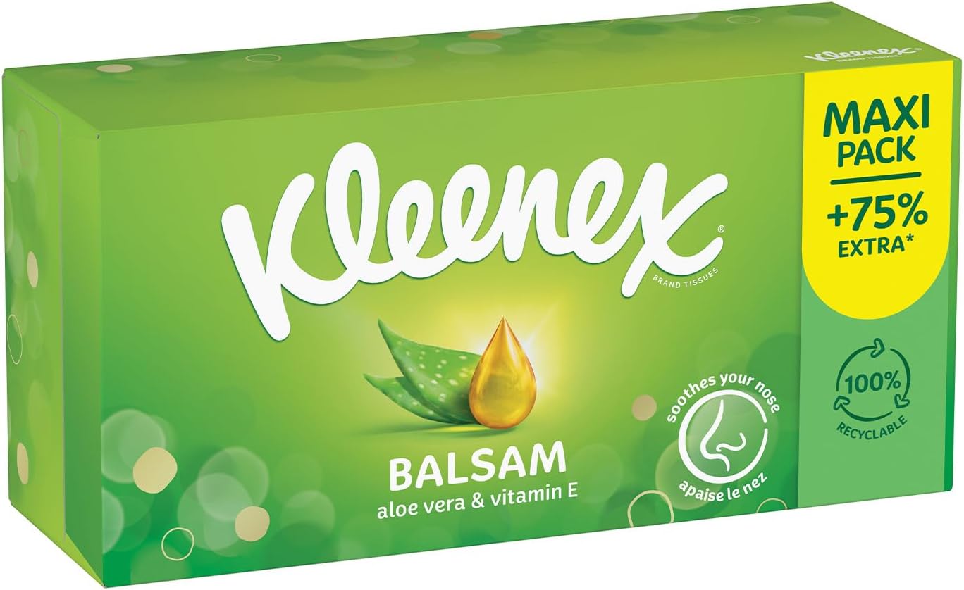 Thumbnail 1 de KLEENEX Mouchoirs en Maxi-pack Balsam – 15 boîtes de 112 mouchoirs, douceur protectrice