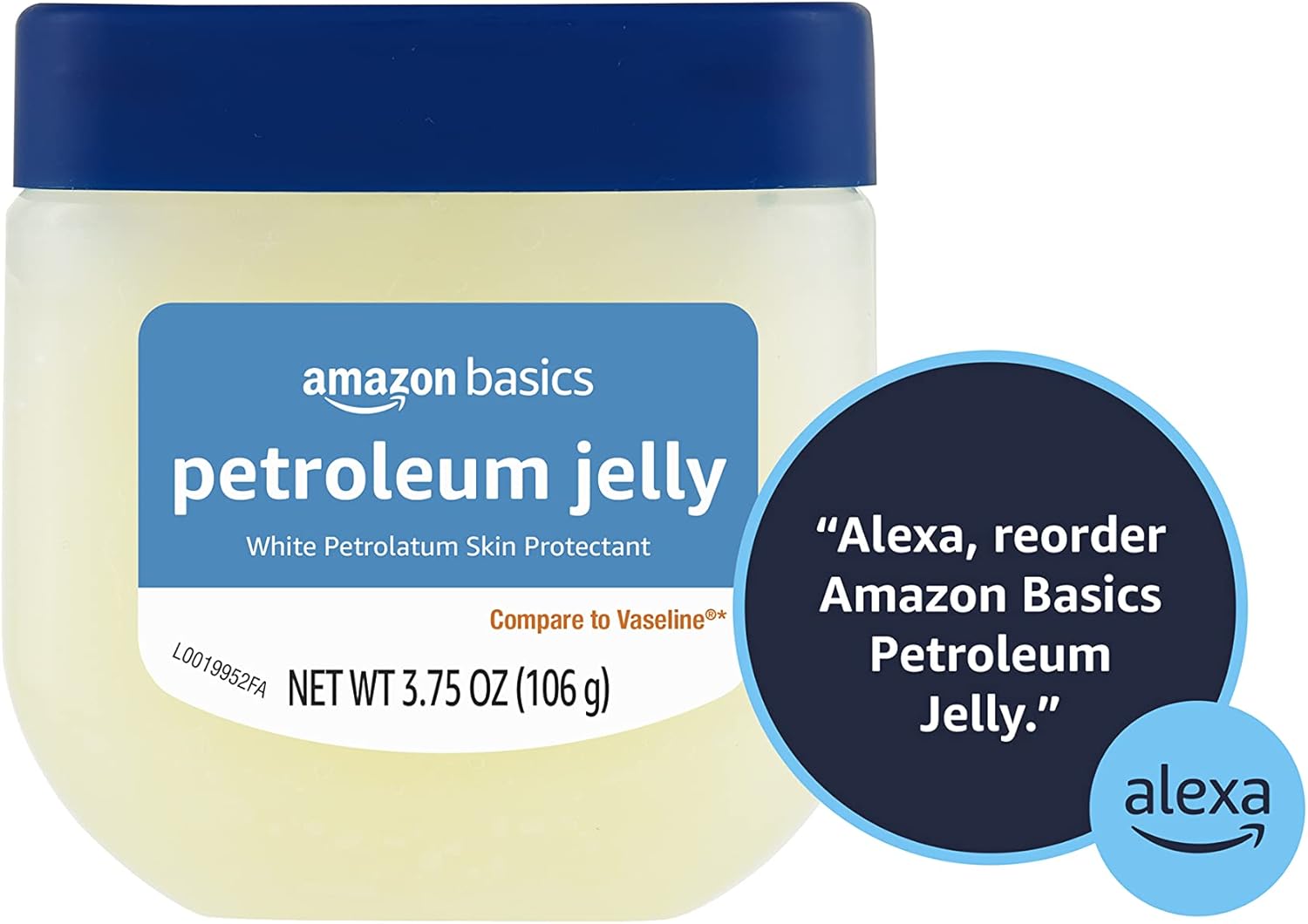 Thumbnail 2 de Amazon Basics Unscented Petroleum Jelly (White Petrolatum) Skin Protectant, 3.75 oz