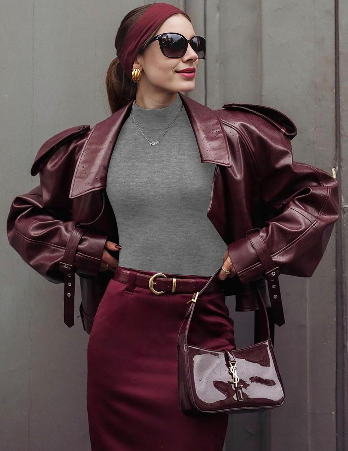 Detalle 2 de ZEAGOO sous-pull col roulé femme à manches longues – basique élégant et chaud, XS–XXL