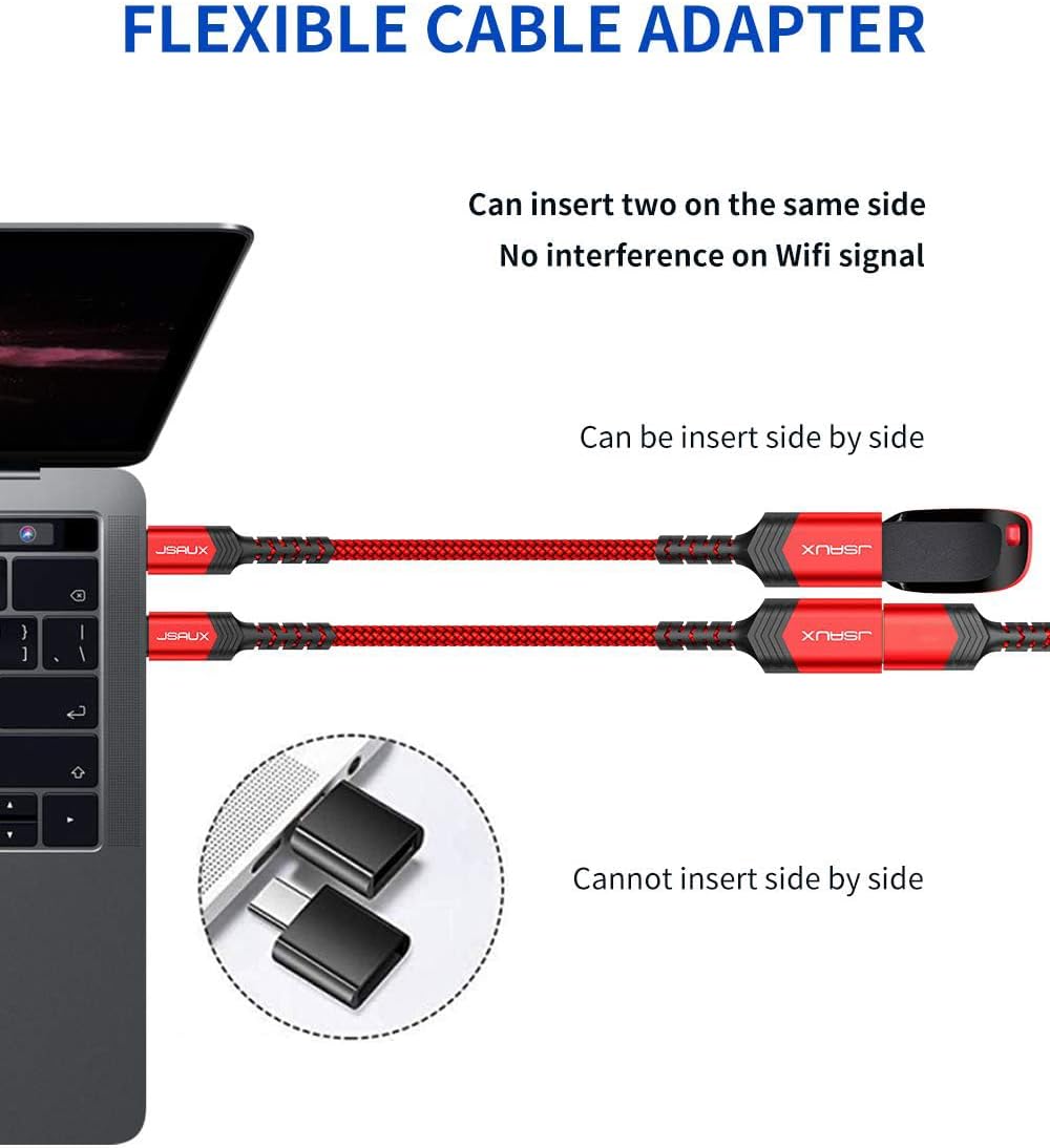 Detalle 2 de JSAUX Adaptateur USB C vers USB 3.0