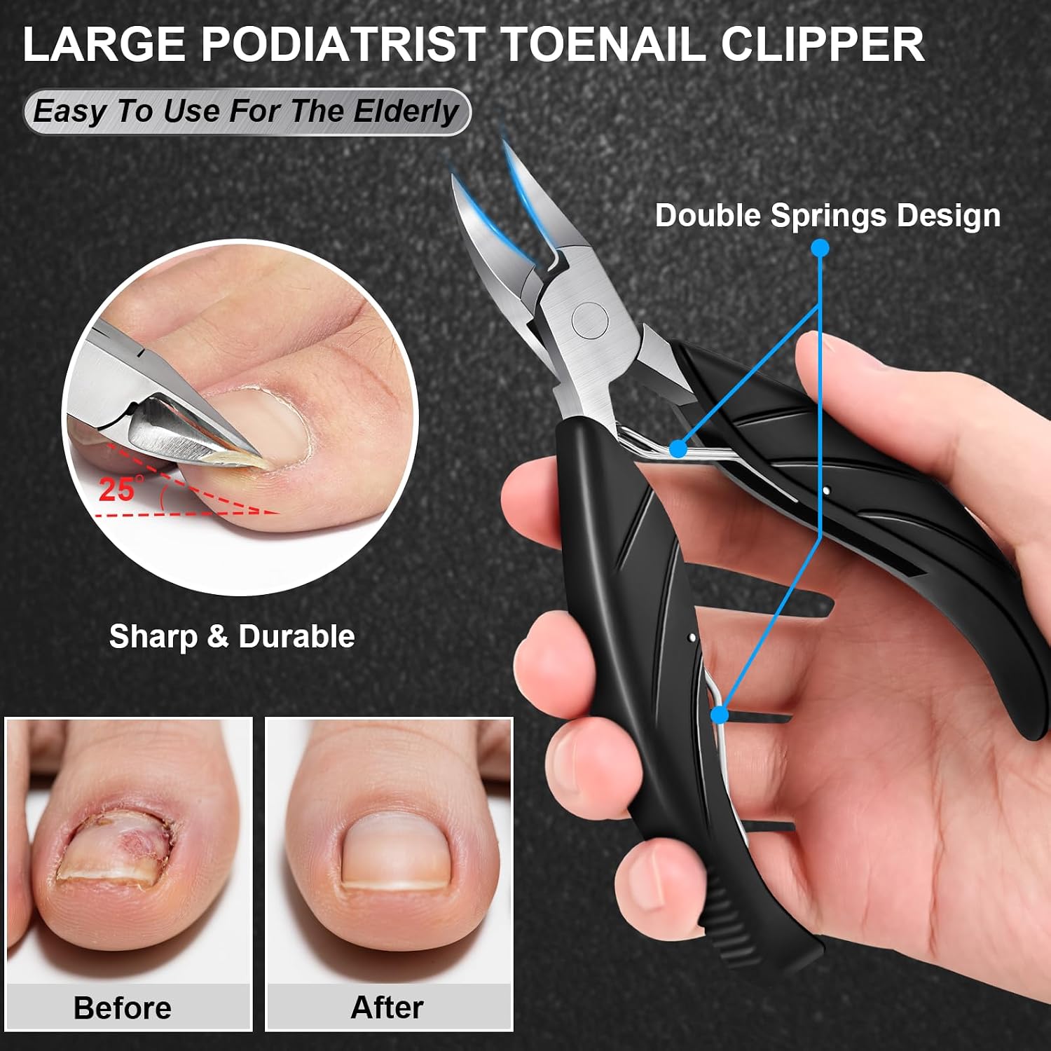 Detalle 2 de Toenail Clippers for Thick Nails 40mm