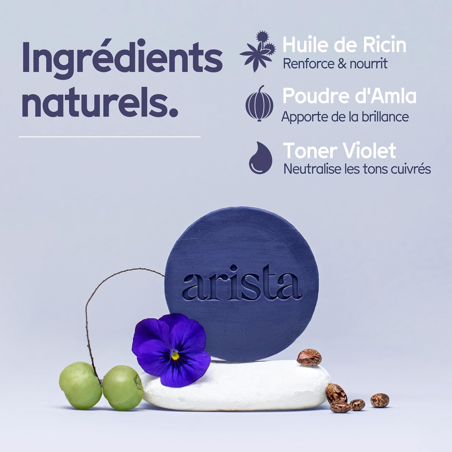 Thumbnail 2 de Arista Ayurveda Arista Shampoing Violet Solide : anti-jaunissement pour cheveux blondes