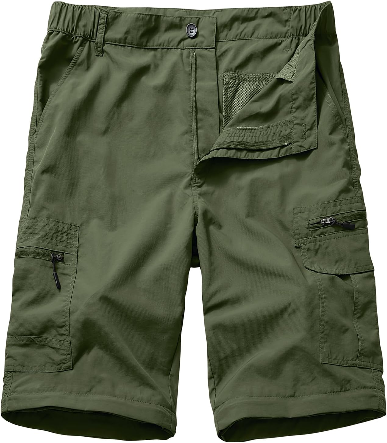 Detalle de Winebox Men’s Walking Hiking Trousers – Convertible Zip-Off Quick-Dry Cargo Travel Pants