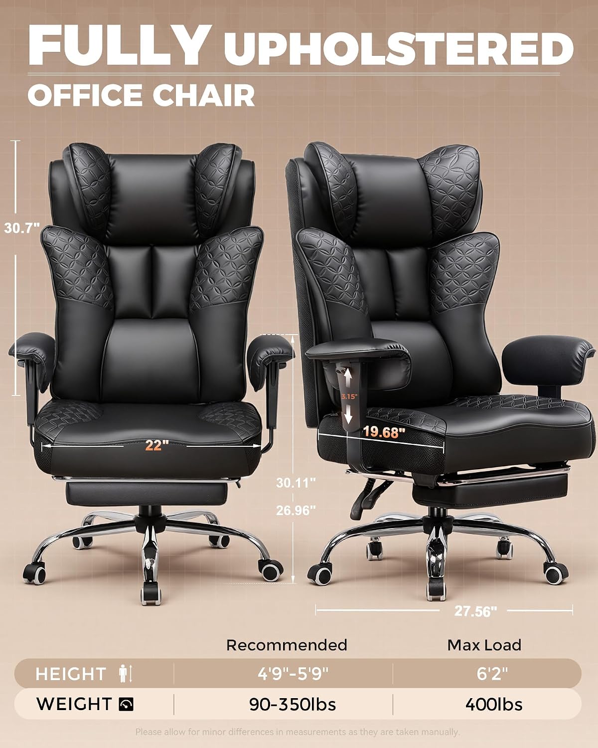 Detalle de GTPLAYER Office Chair PU Leather