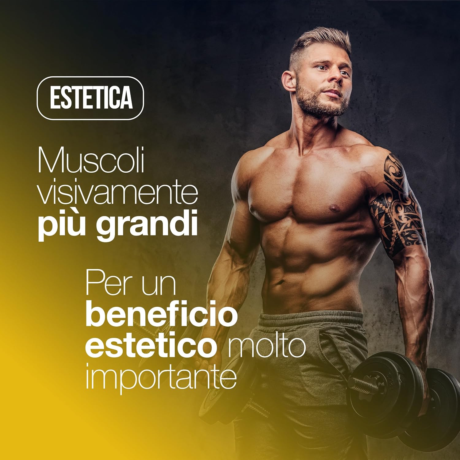 Detalle de Creatina Monoidrata 120 Compresse da 3000 mg – Benefici e Considerazioni per l’Allenamento