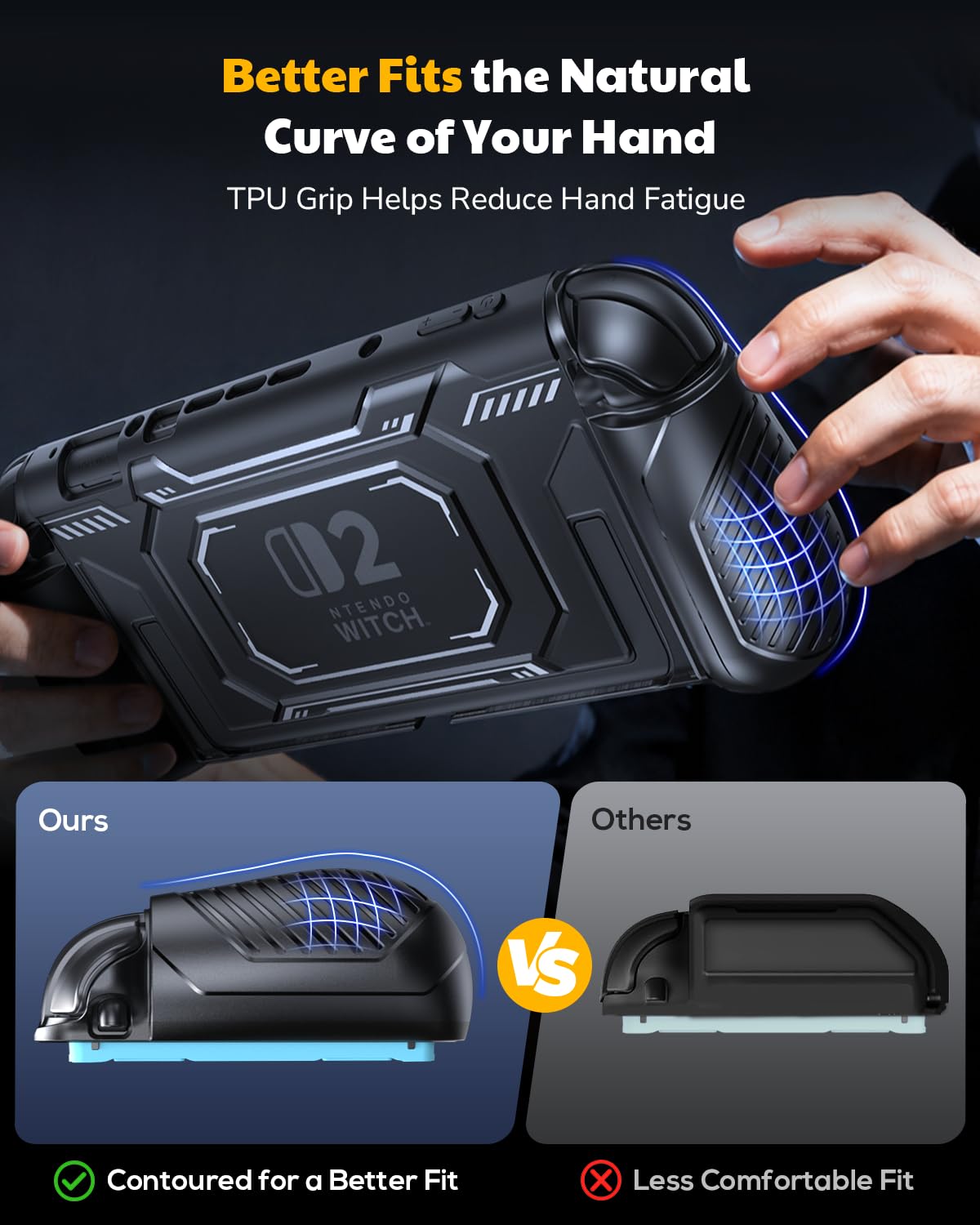 Detalle 2 de FASTSNAIL Switch 2 Protective Case 12-slot