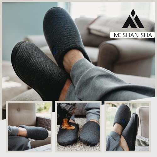 Thumbnail 1 de Mishansha zapatillas de casa para hombre y mujer, gris, talla 42/43
