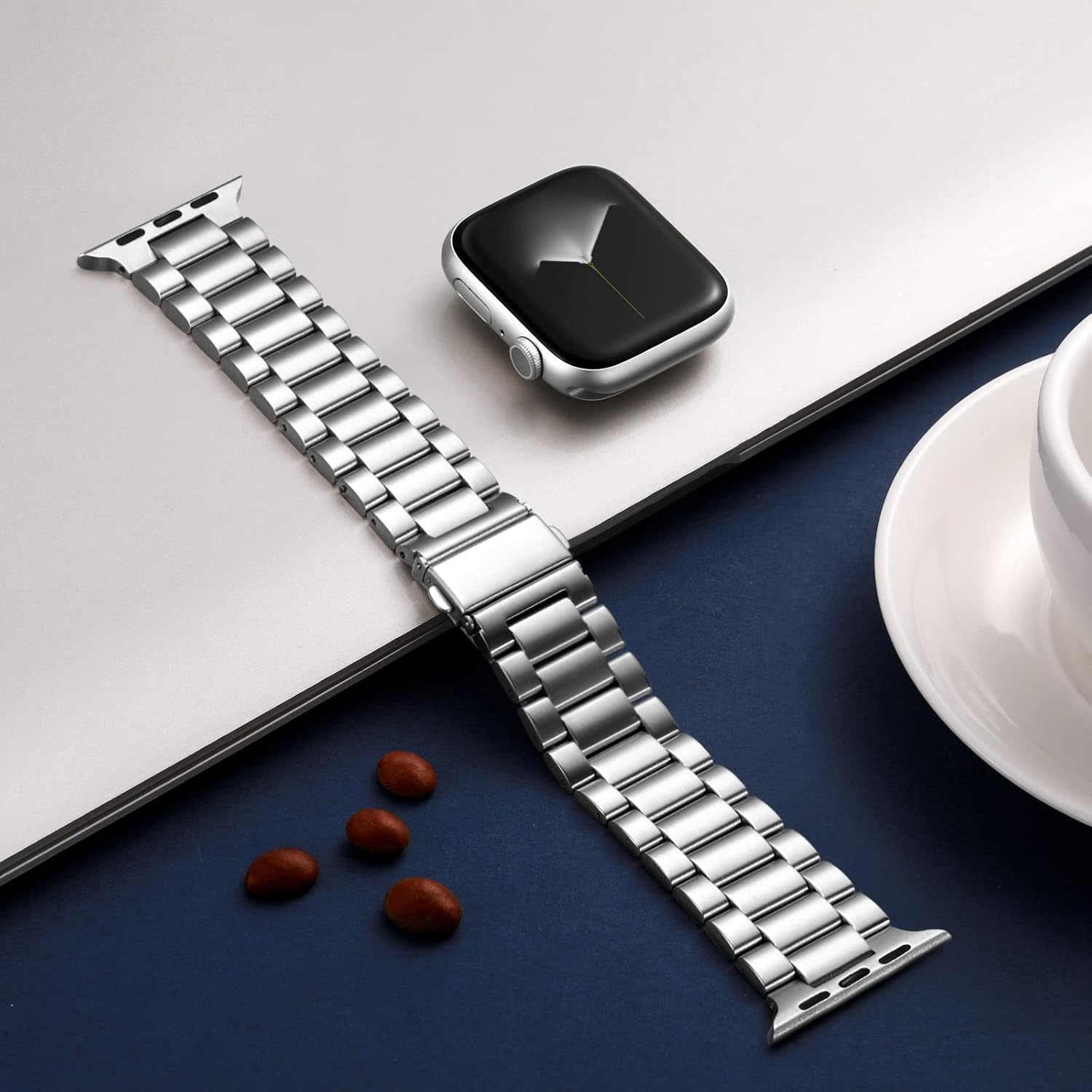 Thumbnail 6 de Netolo Metal Straps stainless steel business band for Apple Watch (46mm/45mm/44mm/42mm compatible)