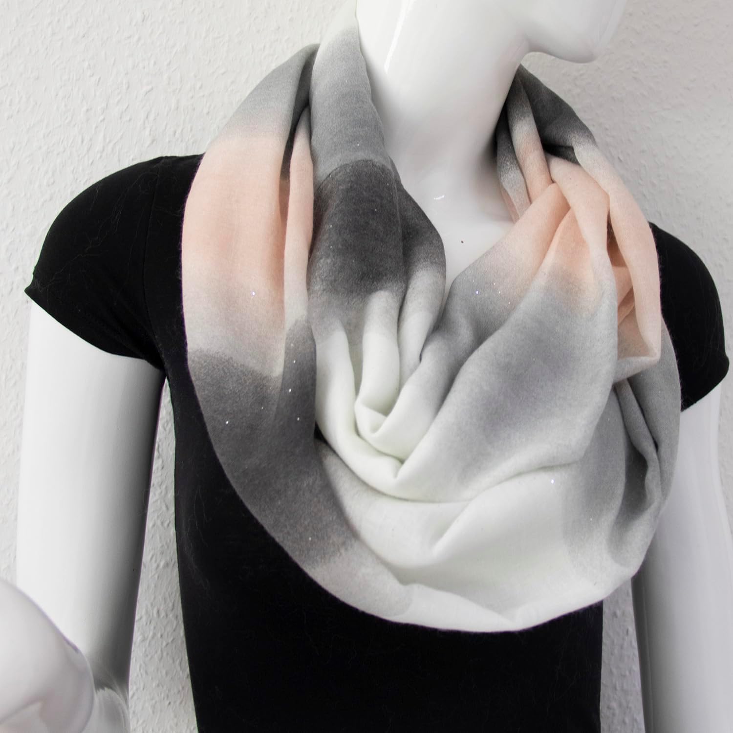 Detalle 2 de Glamexx24 Damen Schal Langschal 180 x 80