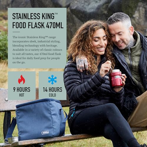 Thumbnail 2 de Thermos Stainless King Duck Egg Food Flask (470ml): 9h Hot, 14h Cold