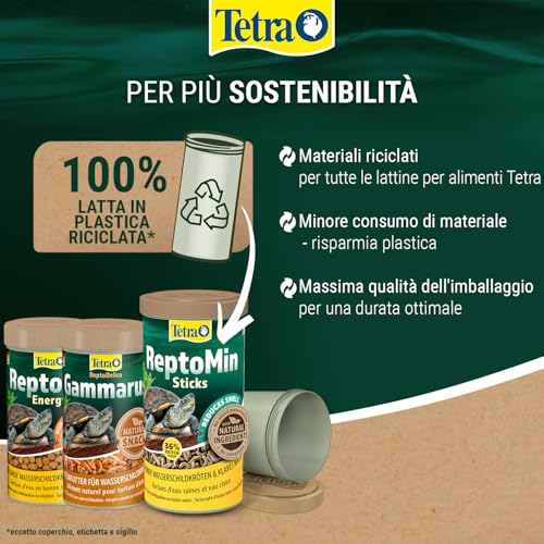 Thumbnail 6 de Tetra ReptoMin Sticks: Cibo base bilanciato per tartarughe acquatiche adulte, lattina da 1 L