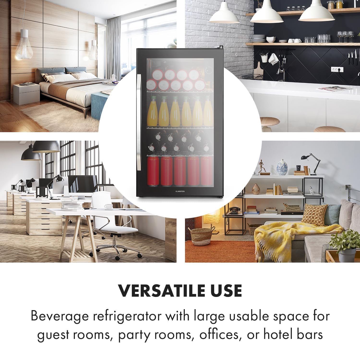 Detalle de Klarstein a53962e0-df7e-4907-a307-73e4a9976820 Beersafe XXL drankkoelkast, 80 liter