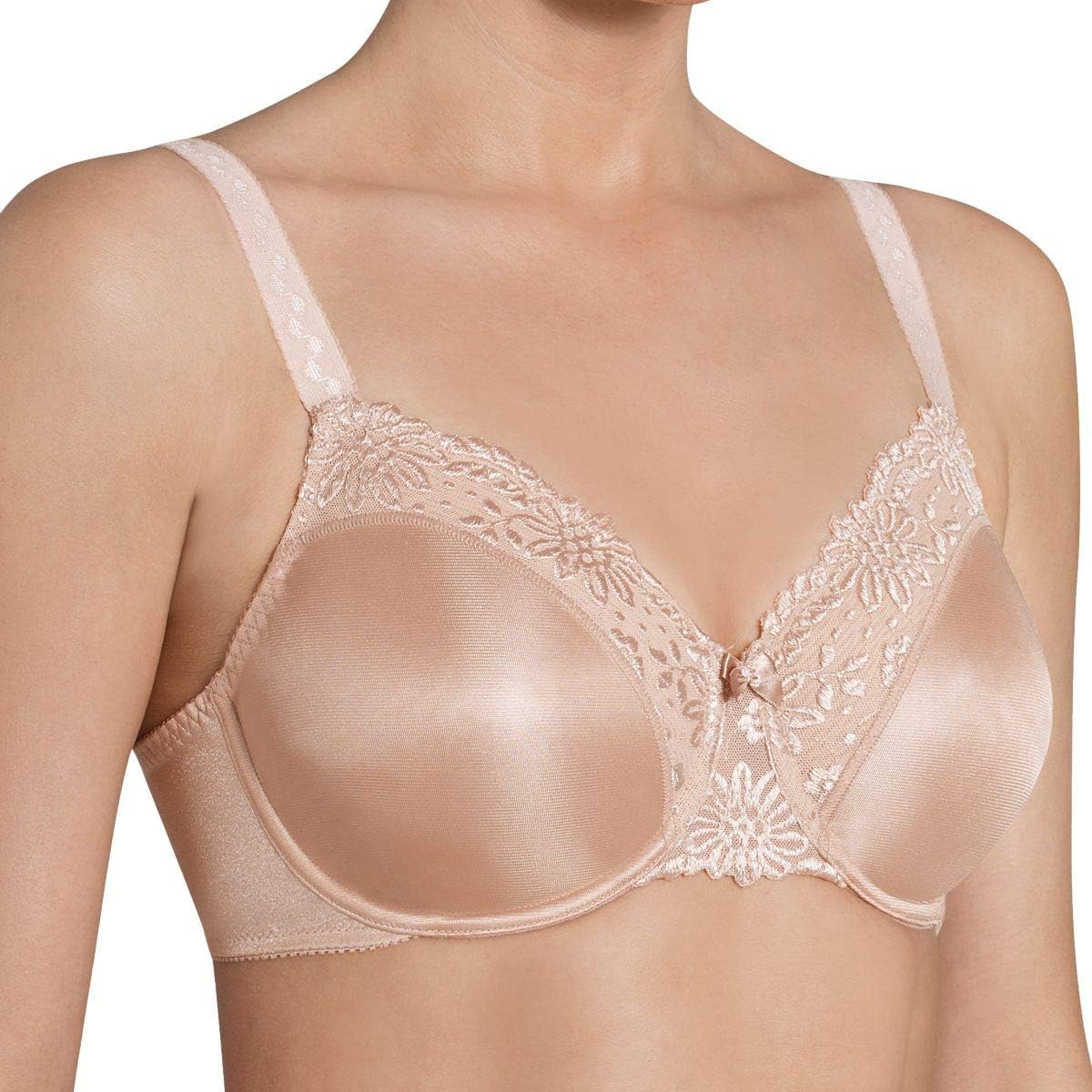 Detalle de Triumph Ladyform Soft Minimizer-BH – Geformte Cups, Spitzendesign und breiter Soft-Träger