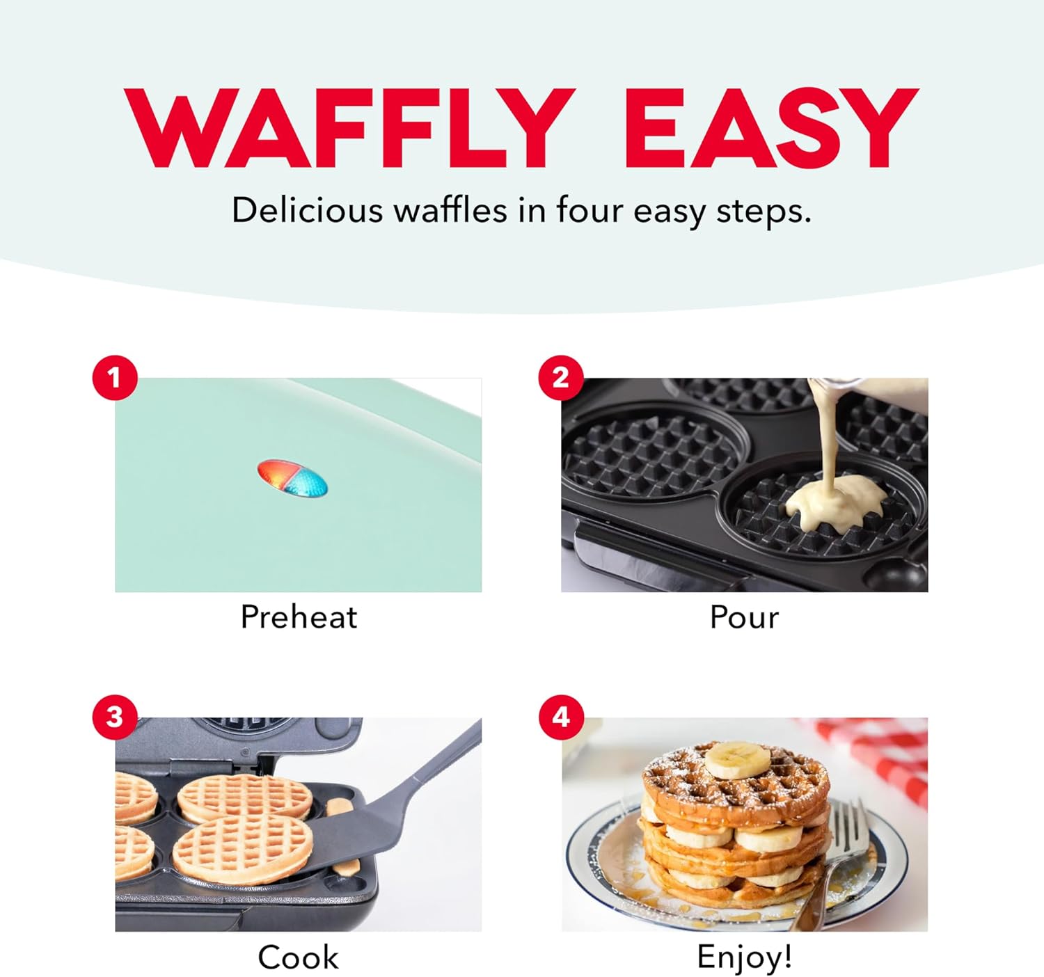 Thumbnail 3 de DASH Dash Multi Mini Waffle Maker