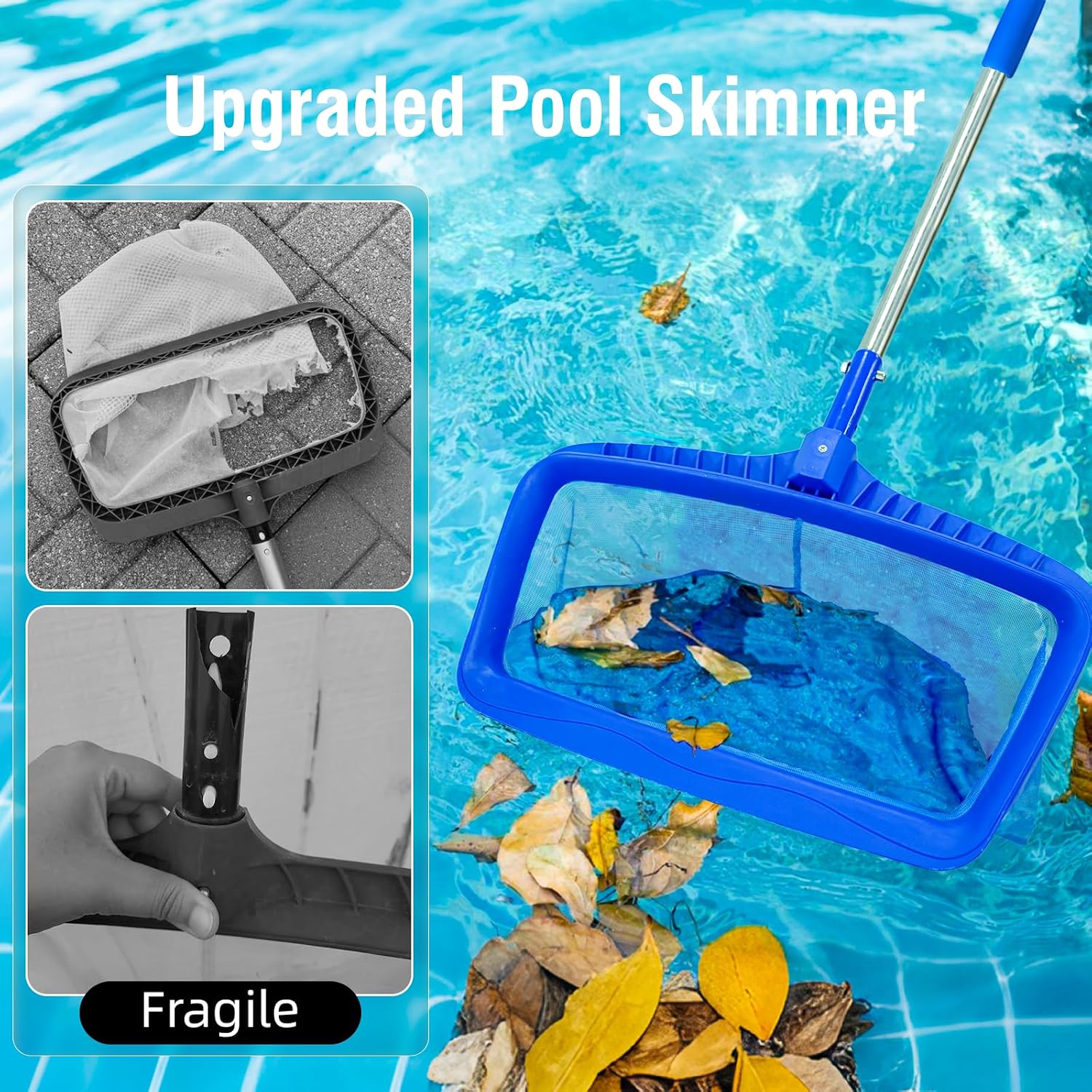 Thumbnail 1 de Pragmatist Pool Skimmer Net, 113.2-Inch Pole