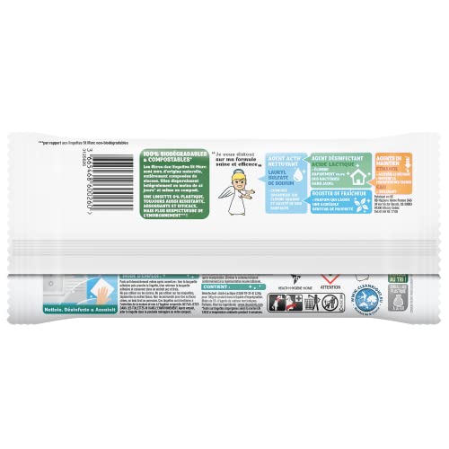 Thumbnail 2 de St Marc Lingette nettoyante Désinfectante 0% Résidus Agressifs, Compostable — Lot de 14 (588 lingettes)