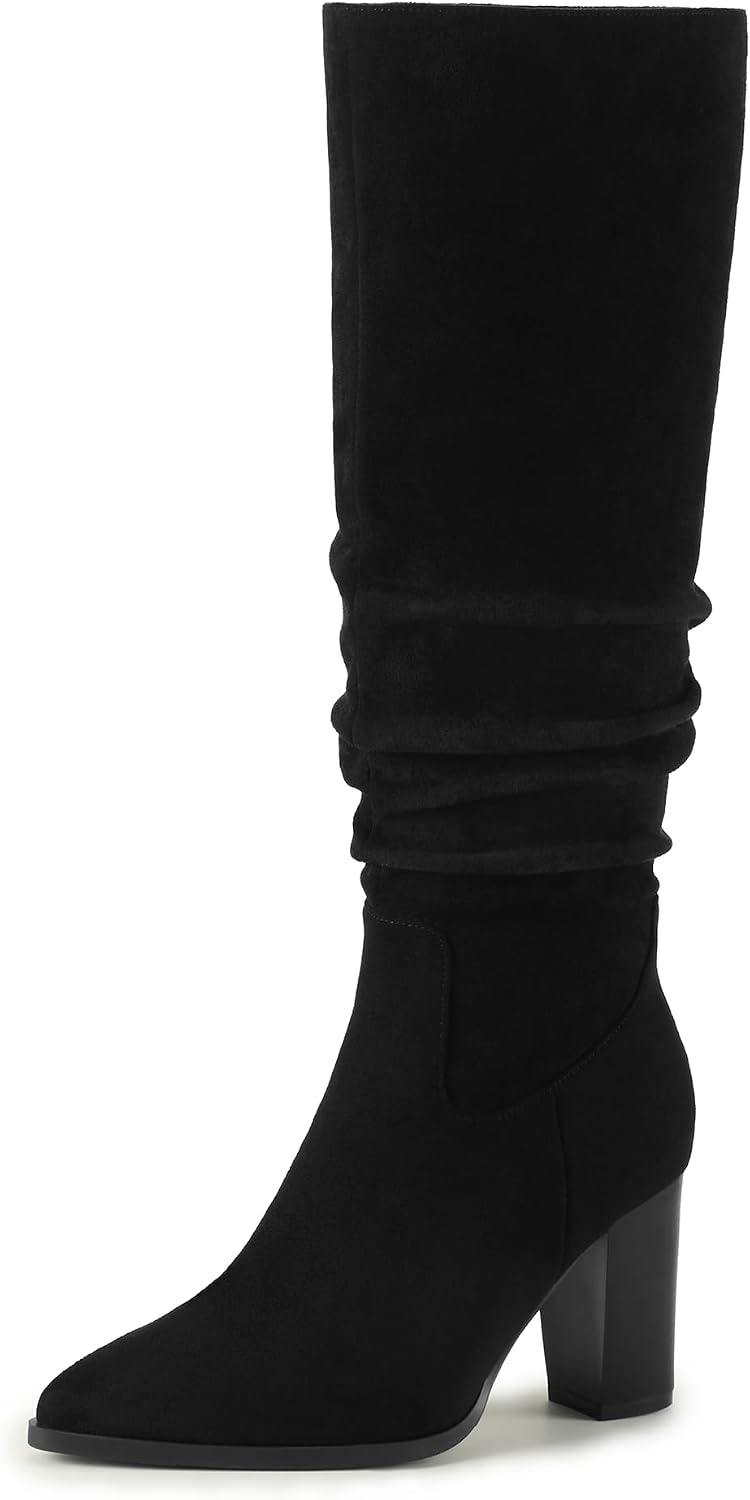 Thumbnail 6 de IDIFU Women's Knee-High Boots, Faux Suede